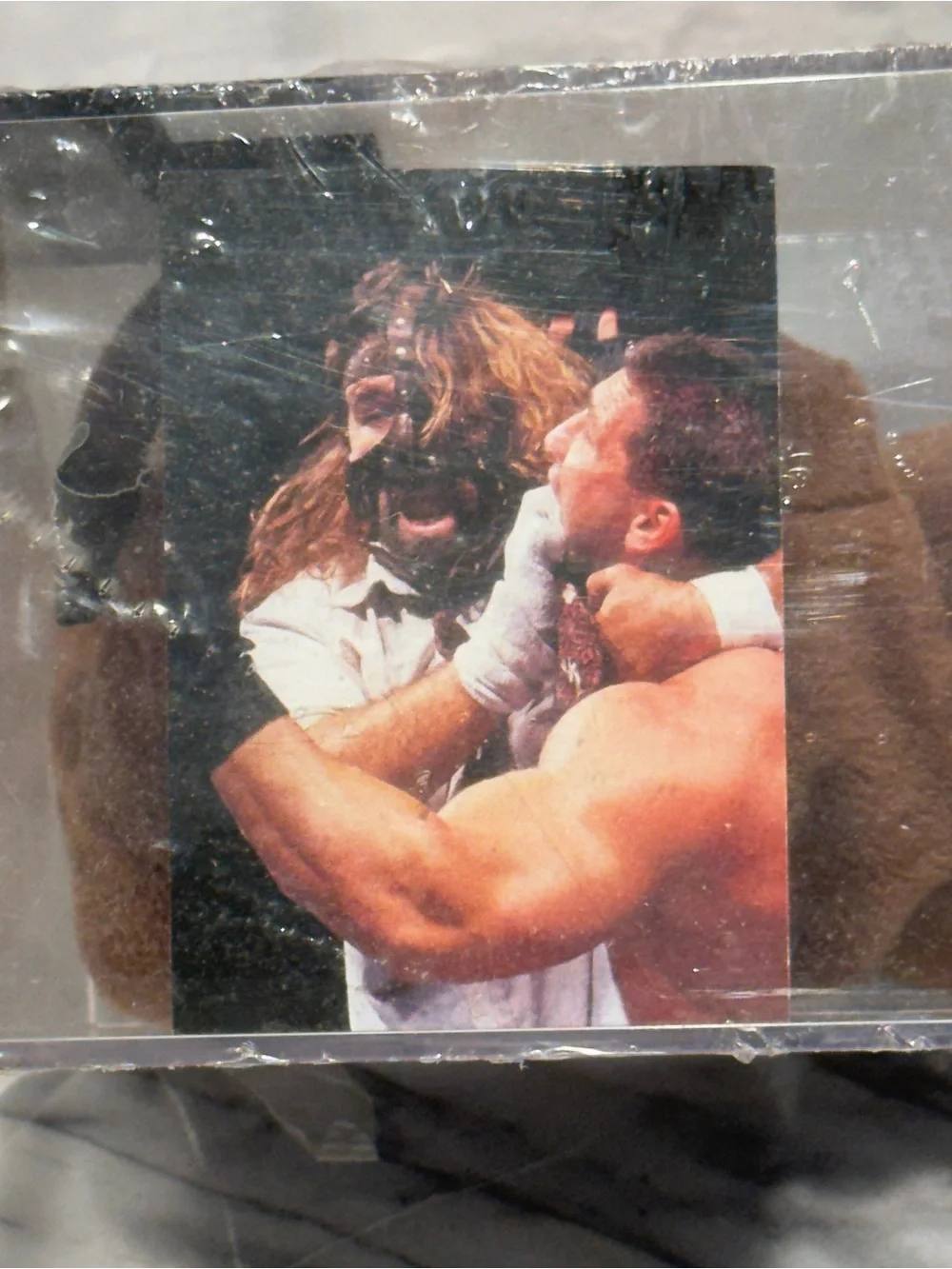 1999 WWF Attitude Bear Mankind Mick Foley Beanie Baby WWE Limited Edition